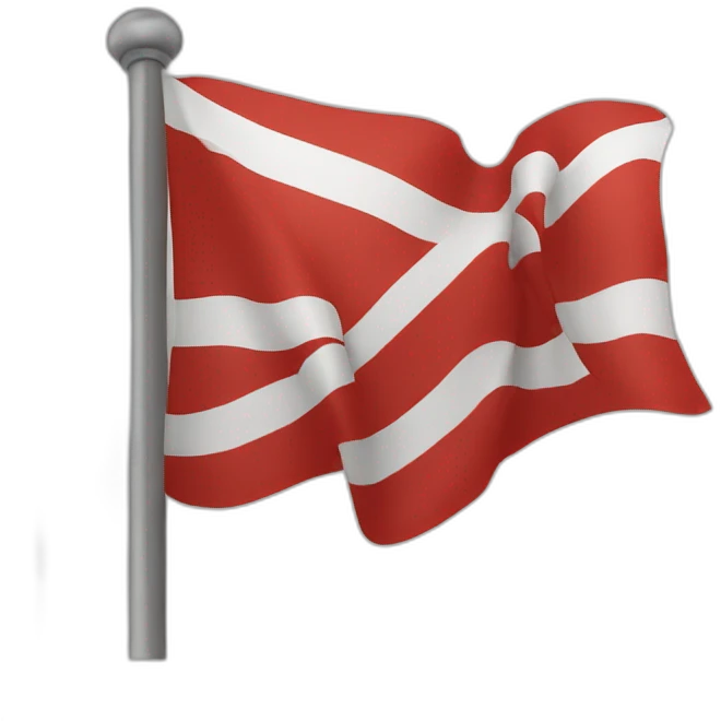 Flag red cros emoji