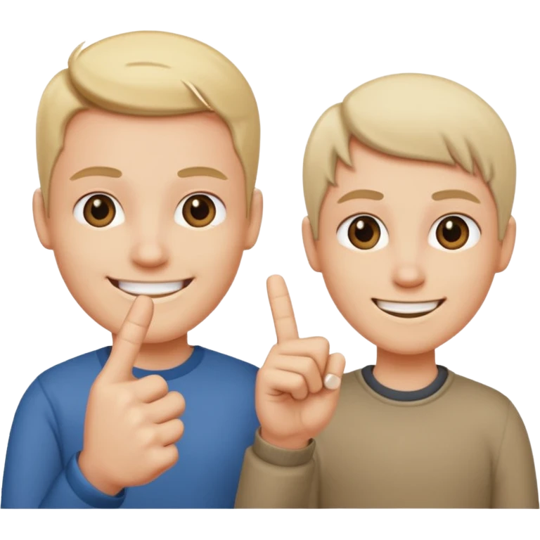 Deze: 🥰 en deze: 🖕🏻 moeten gemixt worden emoji