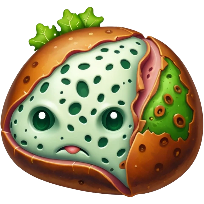 rotting ham emoji