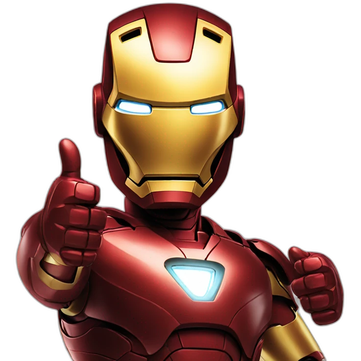 Ironman thumbs up emoji
