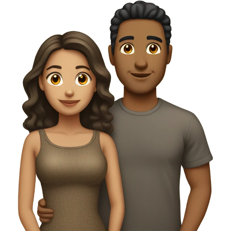 Light skinned Hispanic couple  emoji