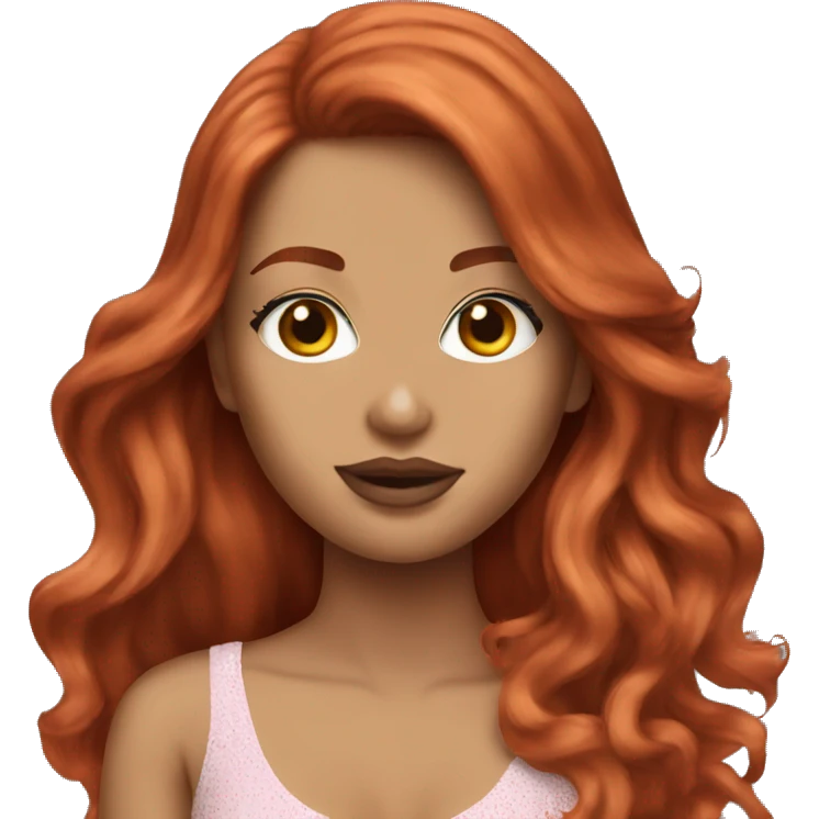 Victoria secret redhead emoji
