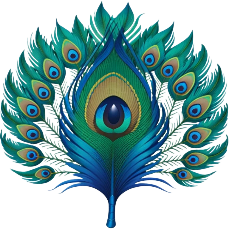  Peacock feather emoji