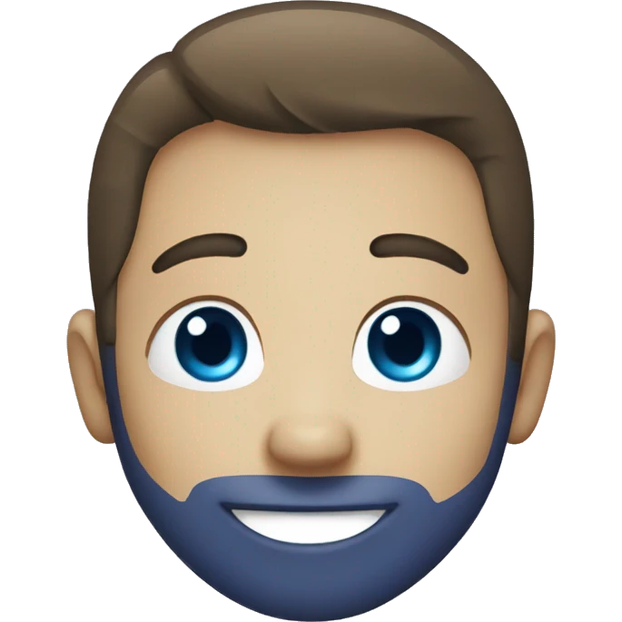 blue smile emoji