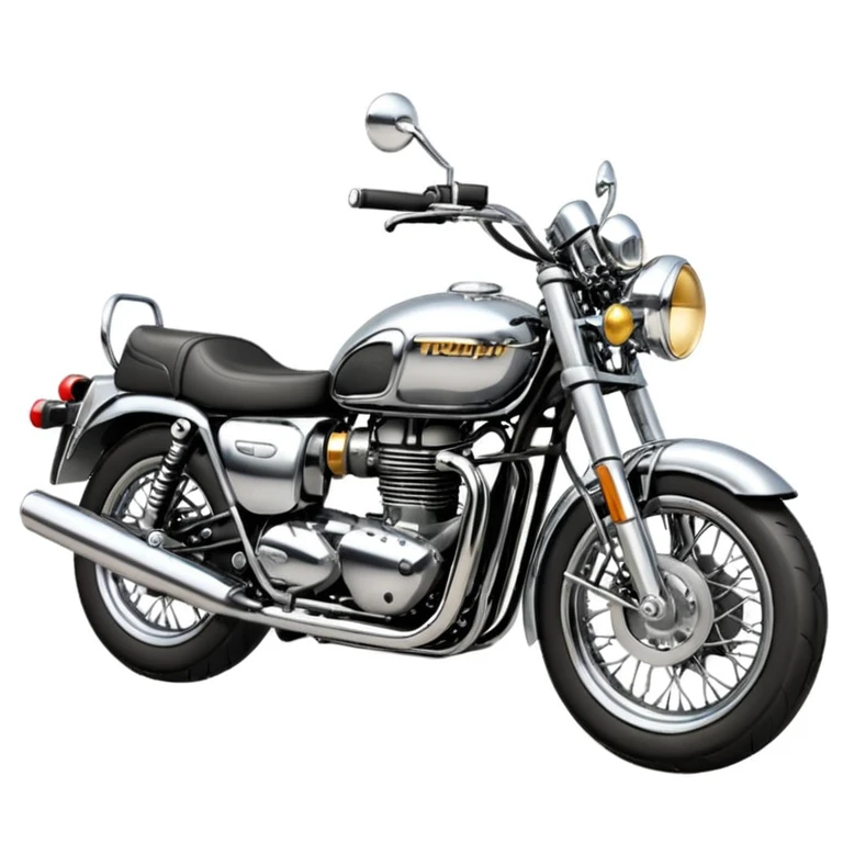 Triumph motorcycle T emoji emoji