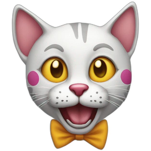 cat clown emoji