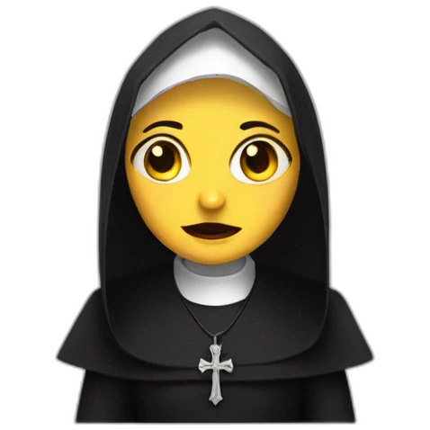 The Nun as a Devil movie  emoji