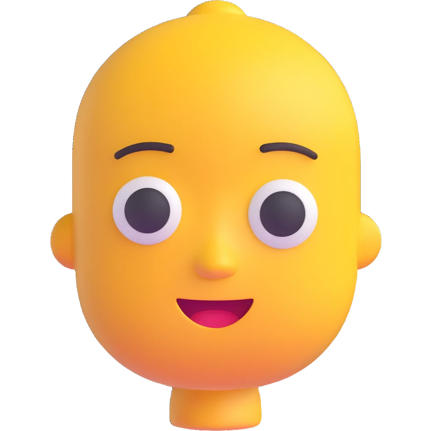 a person in 3D emoji style emoji