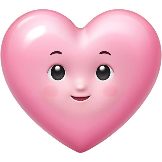 Baby pink heart emoji