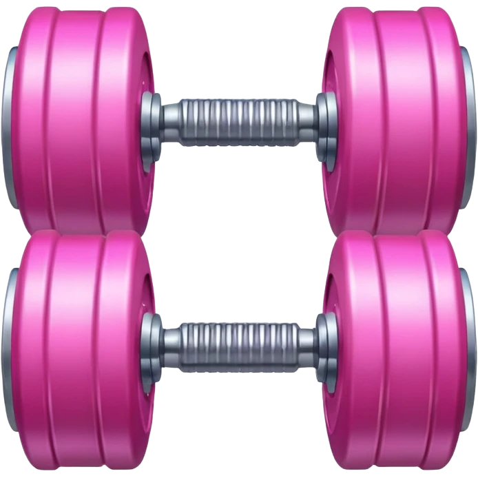 dumbell pink emoji