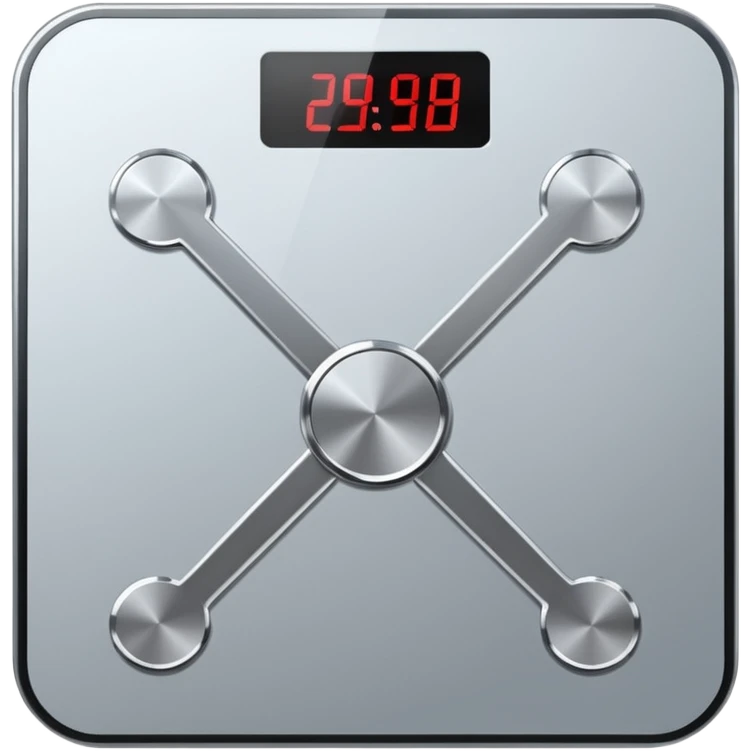 Digital weight scale emoji