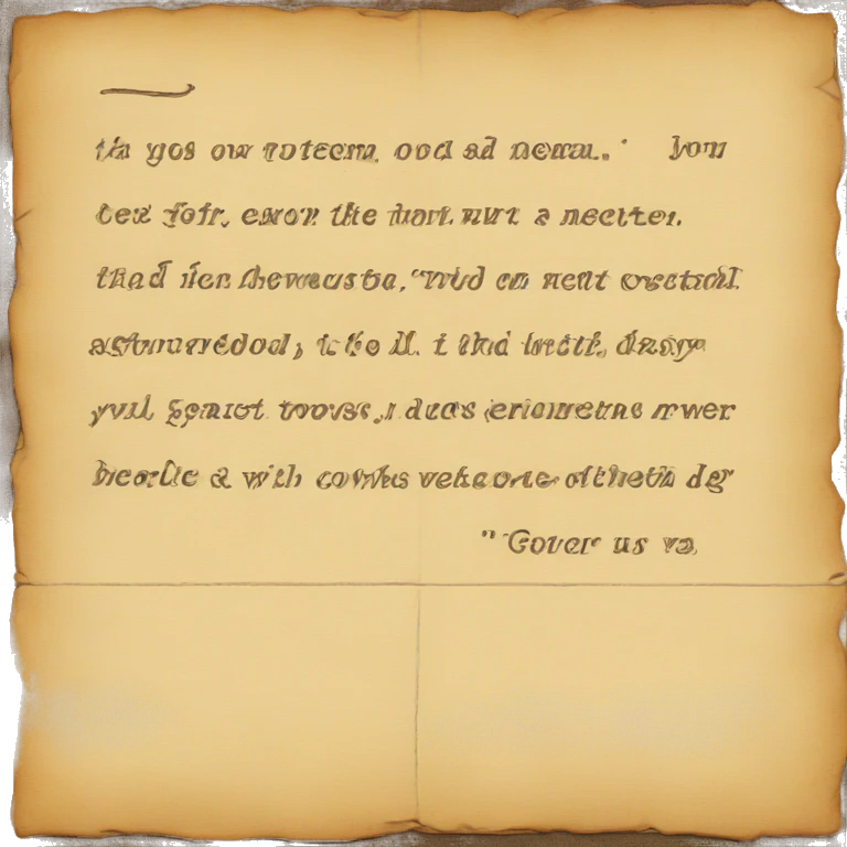 old letter emoji
