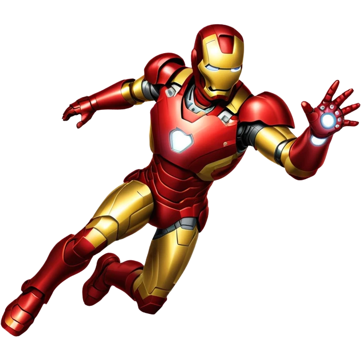 Iron man volando emoji