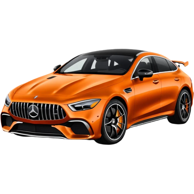 Mercedes amg gt 63 orange colour emoji