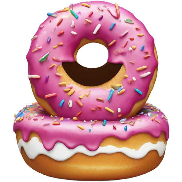smiling donut emoji