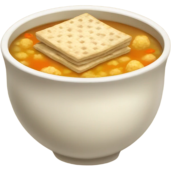Matzo ball soup emoji