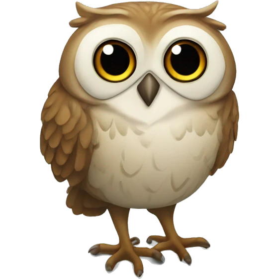Un hibou perdu emoji