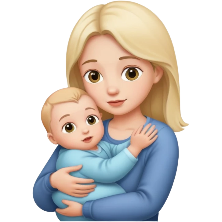 Person holding a baby emoji
