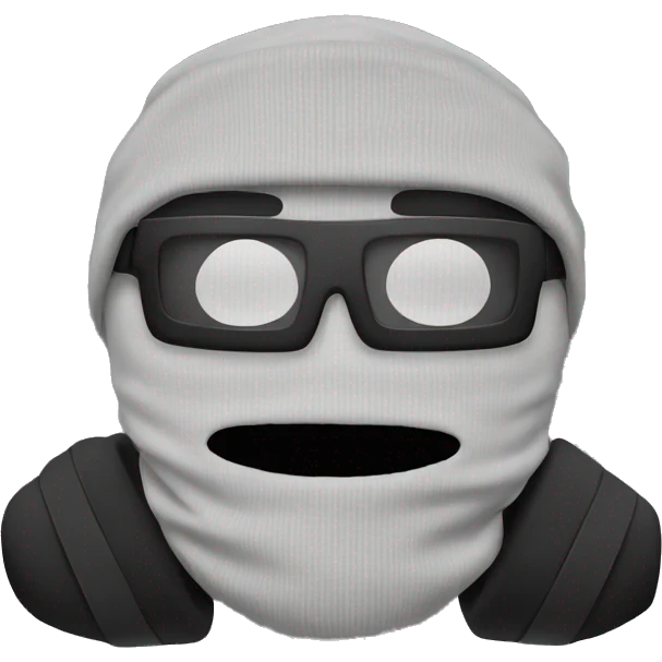 Ski mask emoji