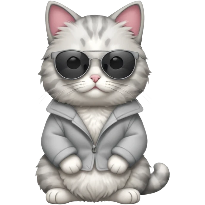 Cat wearing sunglasses emoji