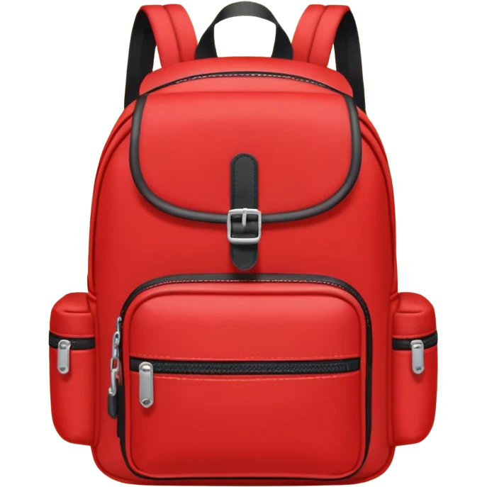 red small backpack emoji