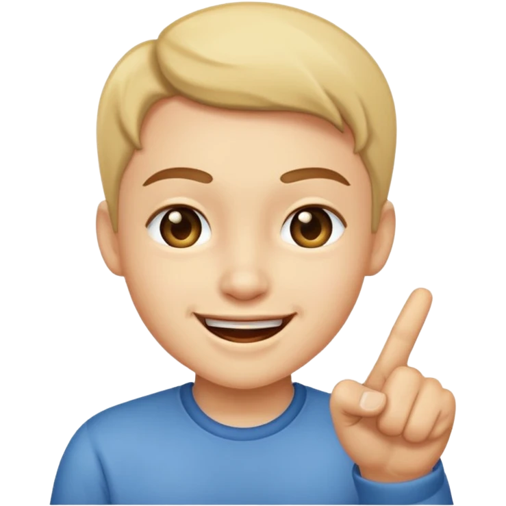 winking smirking pointing emoji