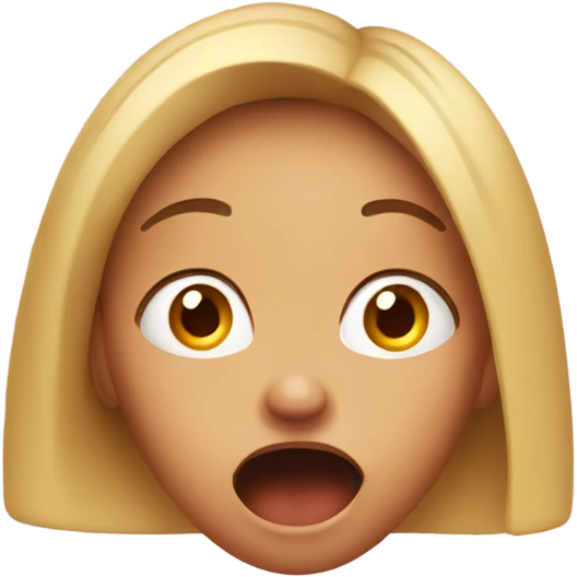 Shocked girl  emoji