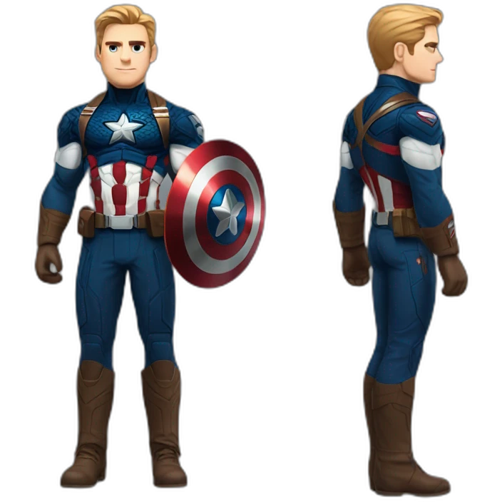 capitan america fullbody emoji