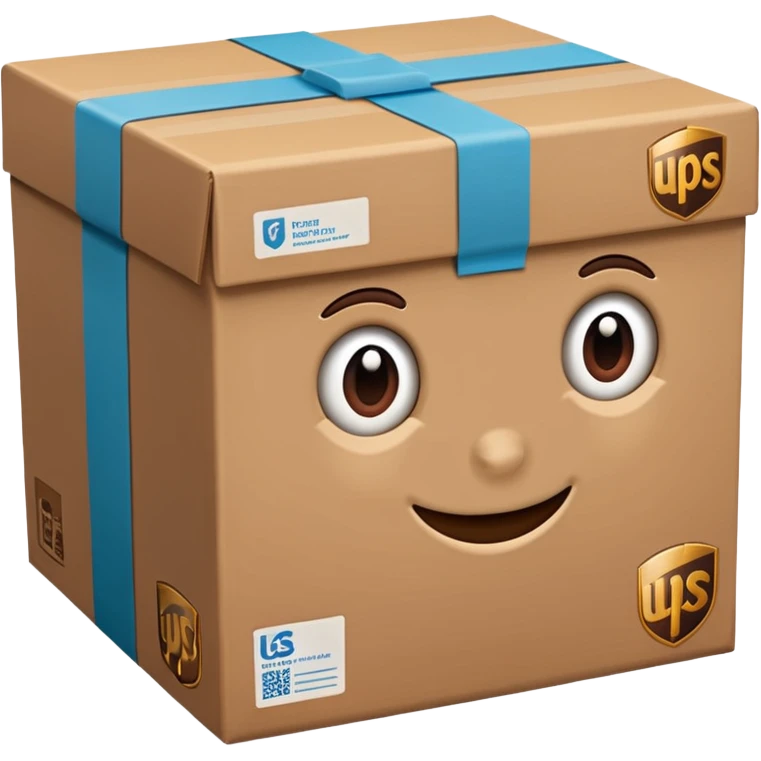 UPS delivery parcel emoji