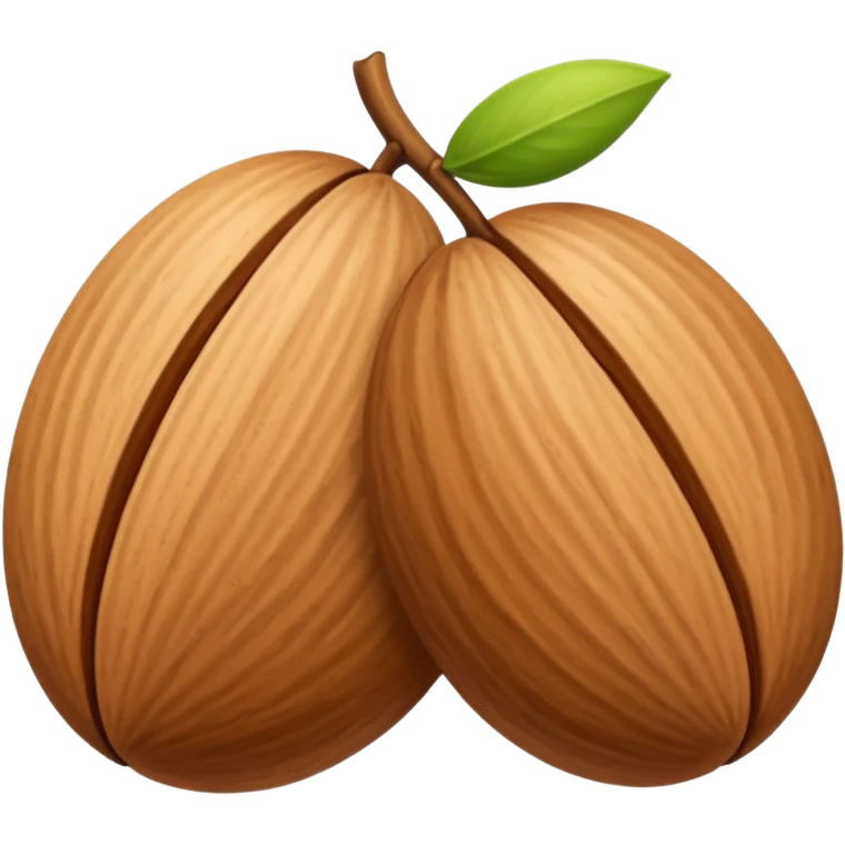 Almond realistic  emoji