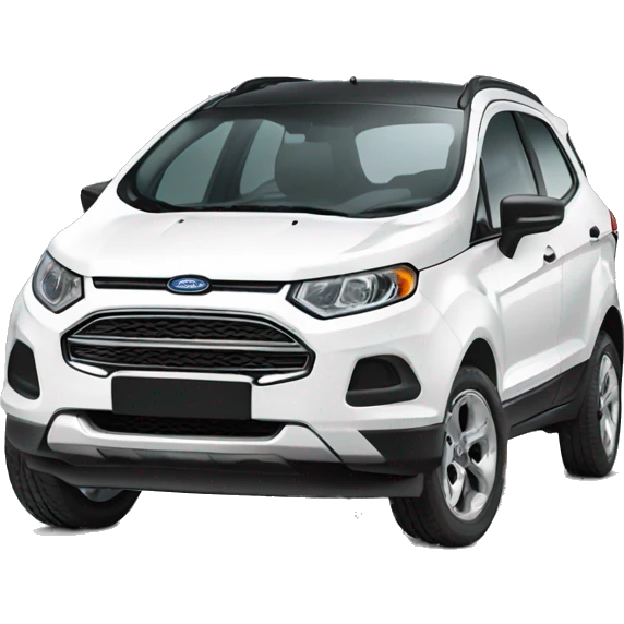 White ford eco sport emoji