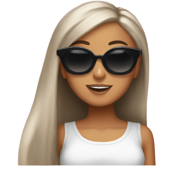 Ariana Grande with sunglasses  emoji