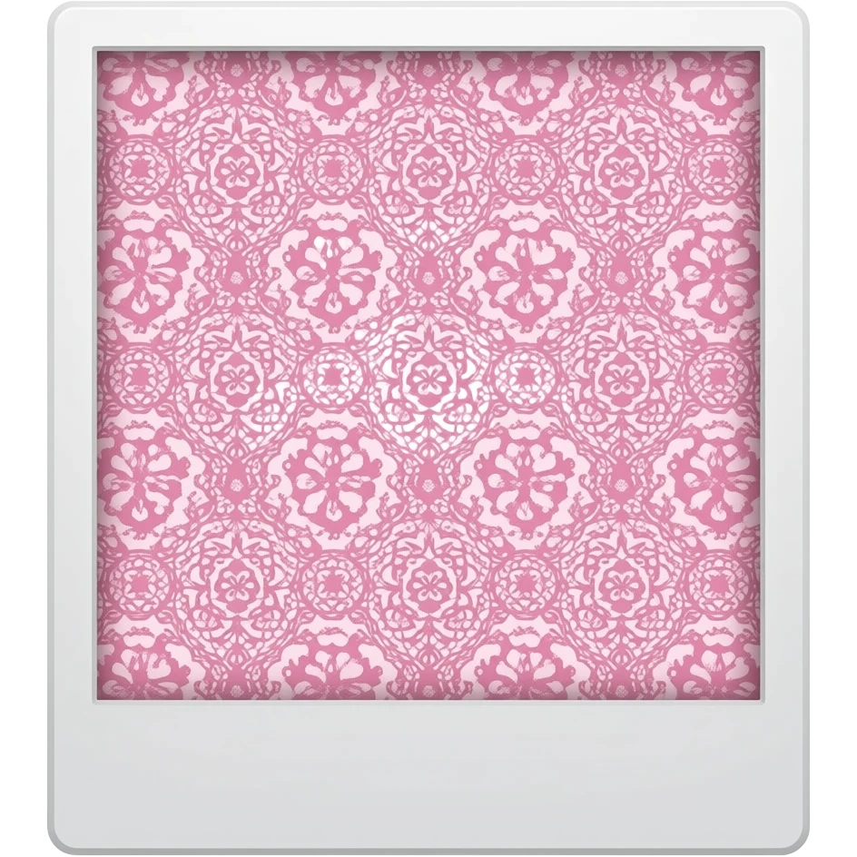 Polaroid Lace Pink Photo Paper emoji