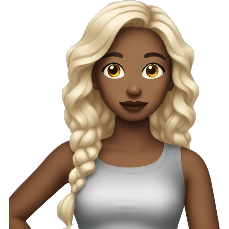 Girl do make up emoji