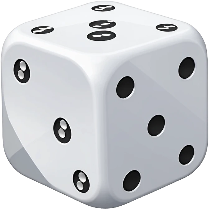 1 20 sided dice emoji