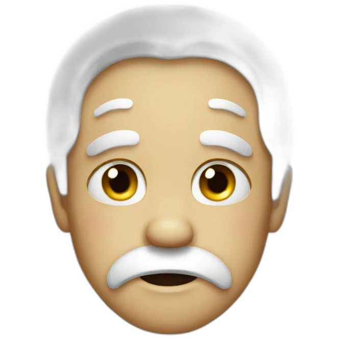 Crying santa emoji