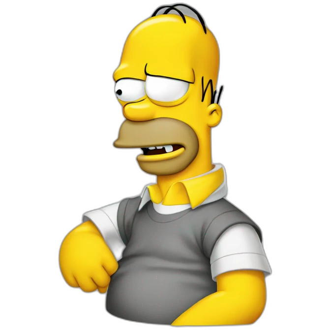 Homer simpson emoji