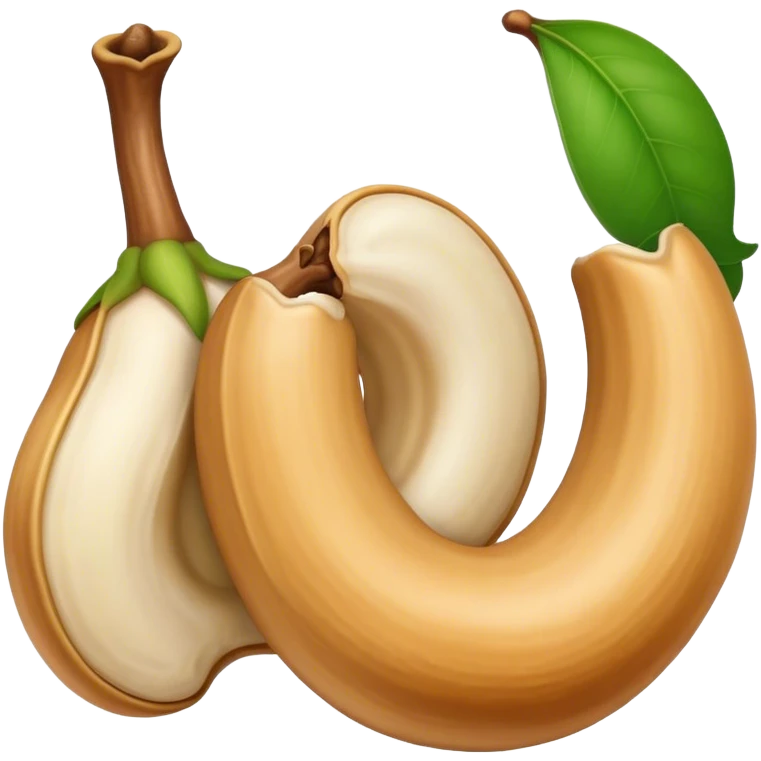 simple cashew emoji