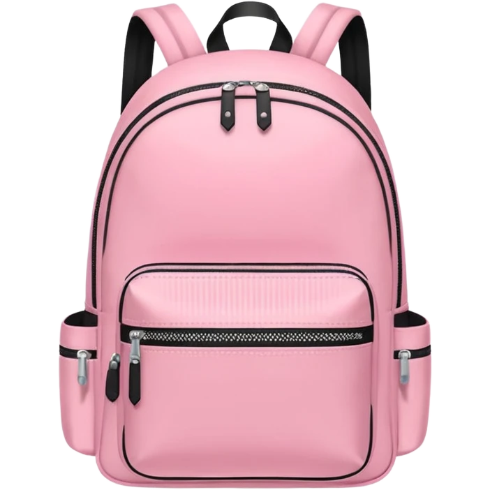 Pastel pink backpack  emoji