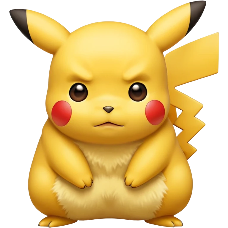 Pikachu Sad Face emoji