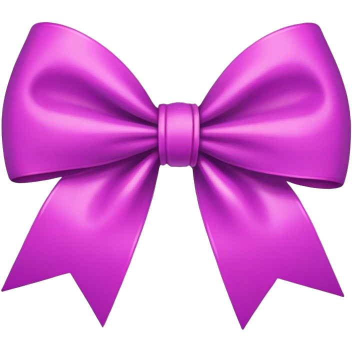 Preppy bow emoji