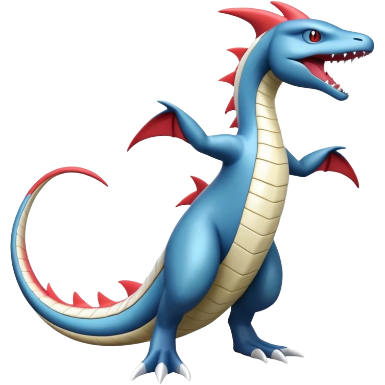 Milotic-Latias-Kyurem-Garchomp-Fakémon-hybrid-creature (full body)  emoji