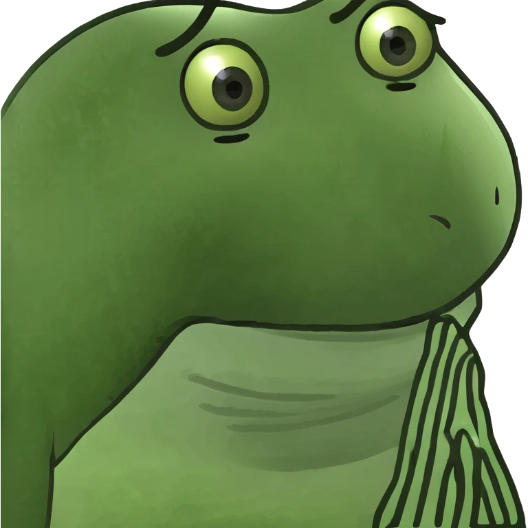 Emoji facing sideways looking with one eye like a side eye emoji