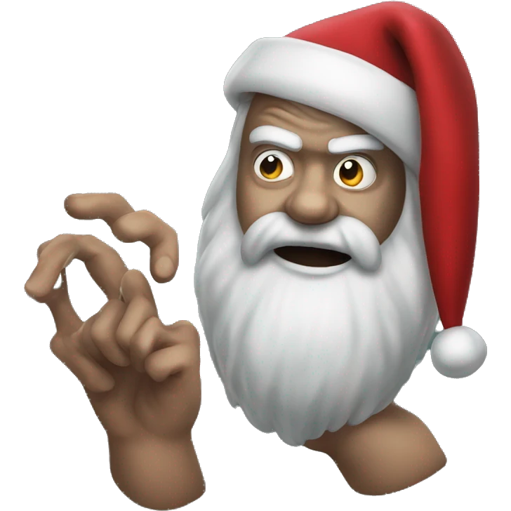 evil santa emoji