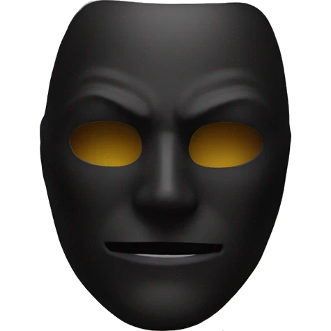 Black Mask DC emoji