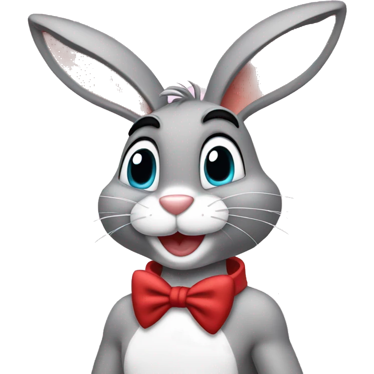bugs bunny in love emoji