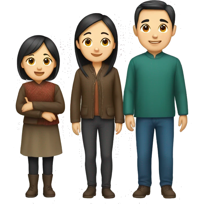 Kazakh family emoji