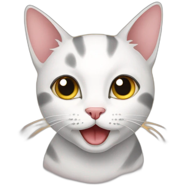 cat purring emoji