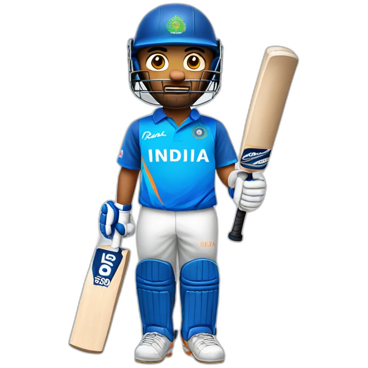 india in cricket jersey emoji