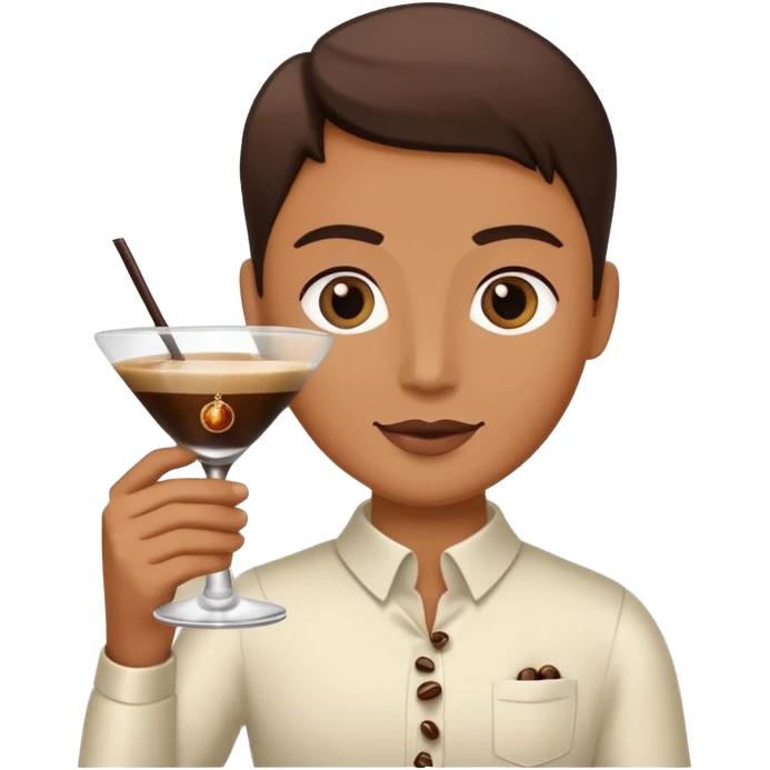 Espresso martini how do I put it in my insta caption emoji